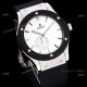 Stainless Steel Hublot Classic Fusion 42mm White Dial White Leather Strap Watch Replica (4)_th.jpg